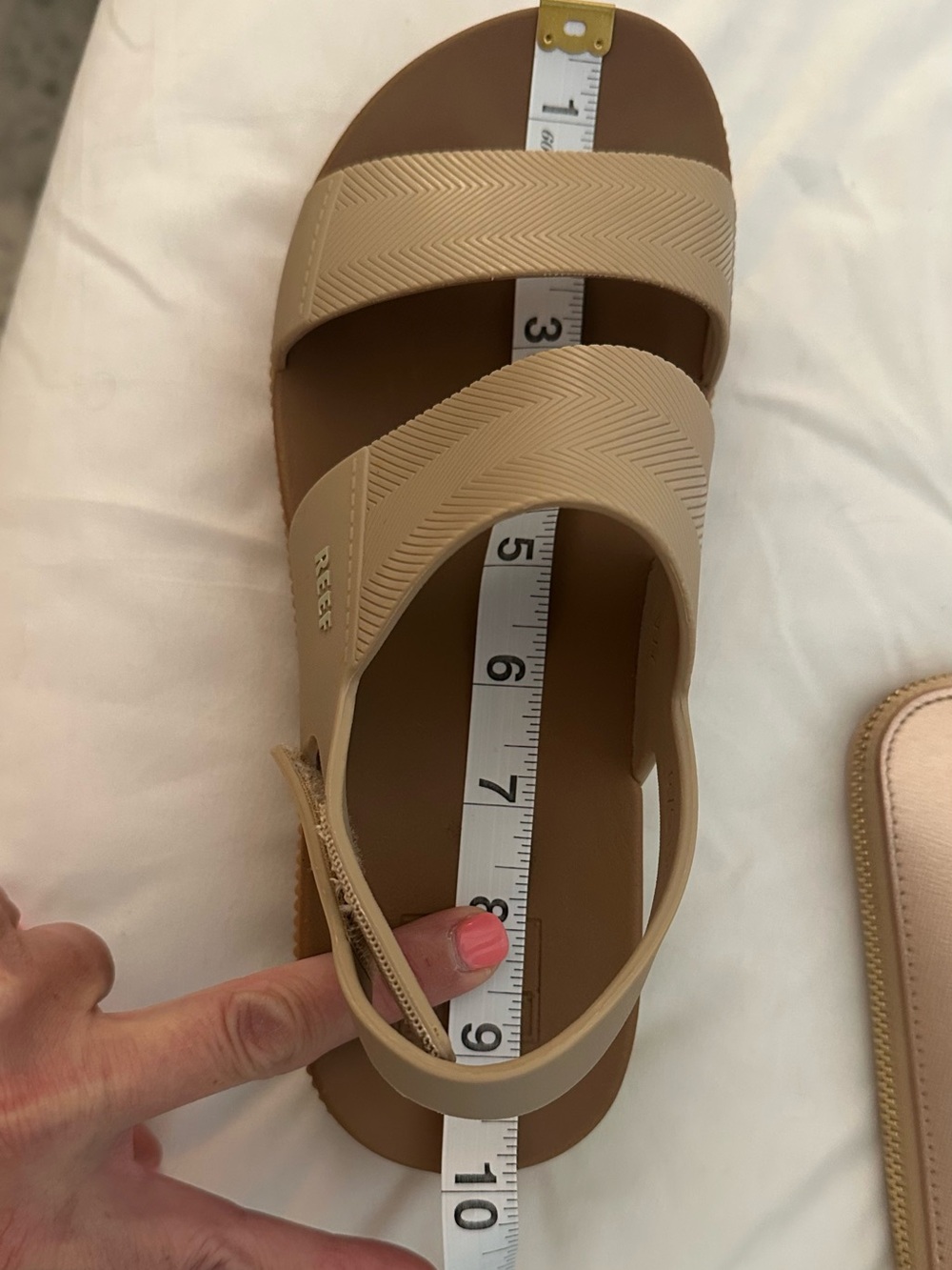 Reef Women's Water Higher Vista Platform Sandals in Beige and Tan - Picture 9 of 12